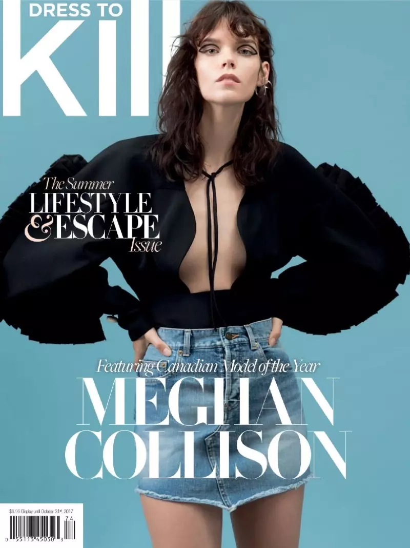 Meghan Collison Models Fashions Qurux badan oo loogu talagalay Labbiska si ay u dilaan Magazine