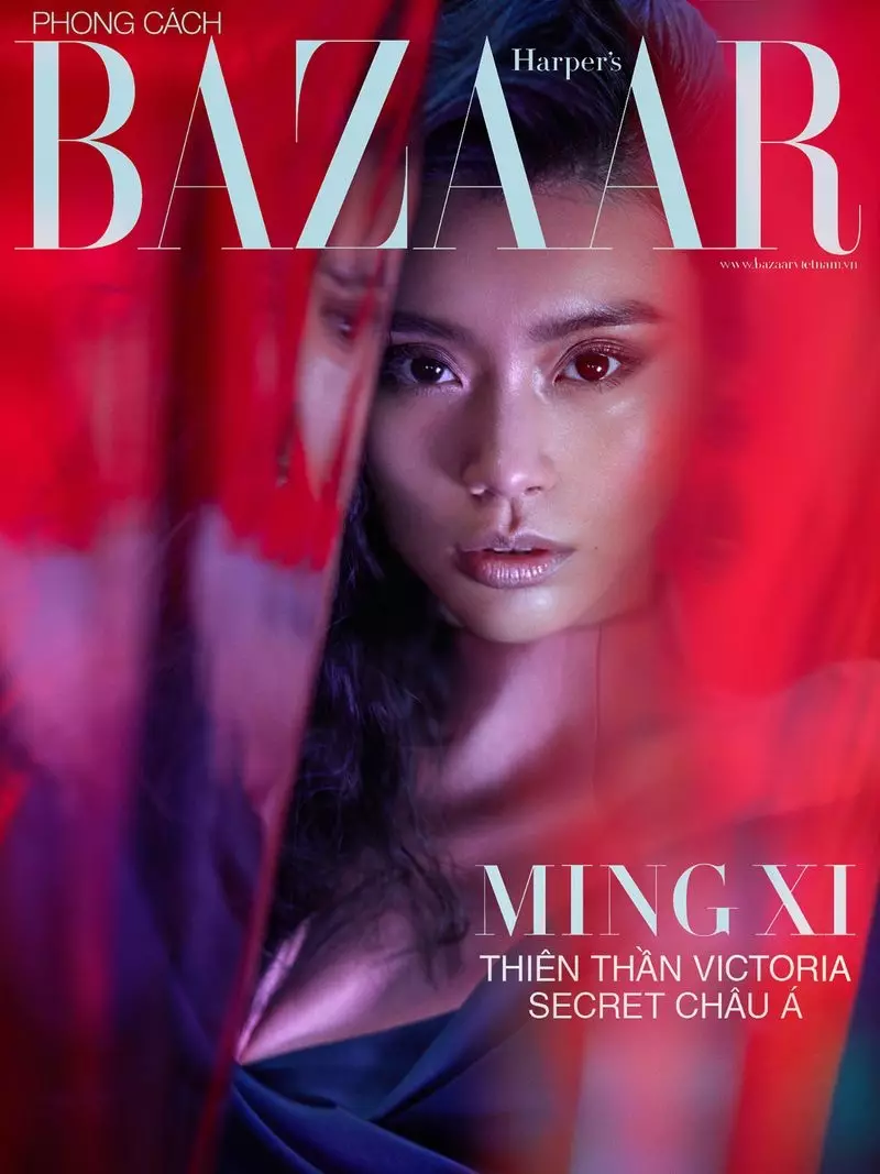 Editorial Mode Sampul Bazaar Vietnam 2019 Ming Xi Harper