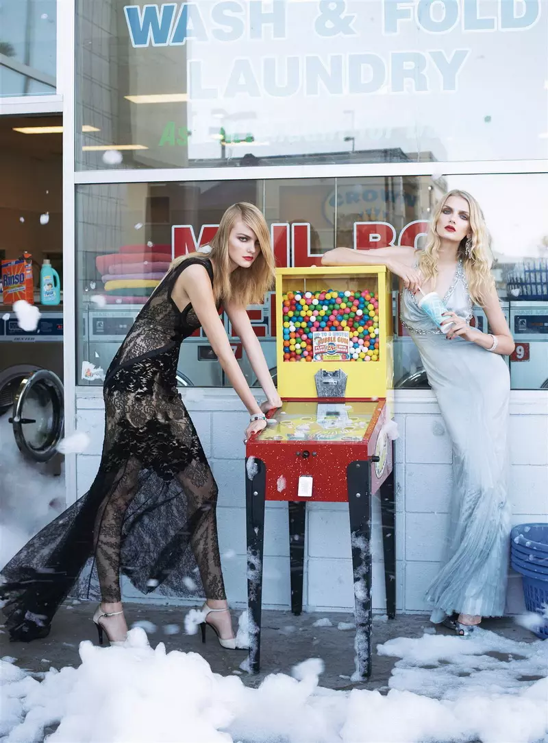 Morning Beauty | Lily Donaldson, Gemma Ward & Caroline Trentini naSteven Meisel