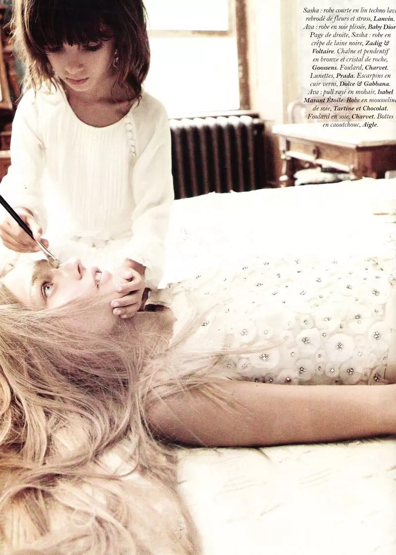 Sasha Pivovarov le Mikael Jansson do Vogue Paris Samhain 2010