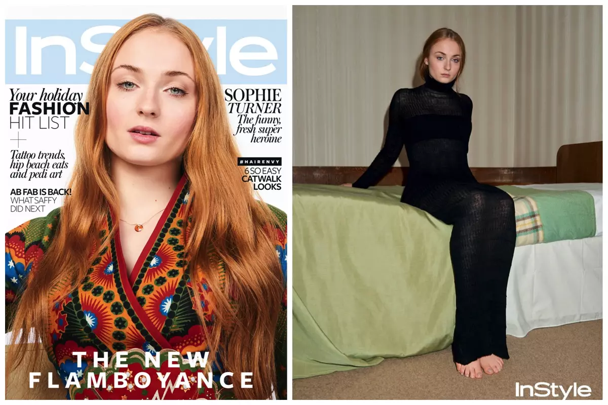 Фотосесия на Sophie Turner InStyle UK юли 2016 г