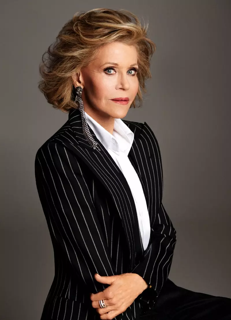 Jane Fonda ELLE Canada Max Abadian 封面照片