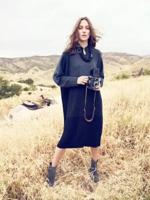 Josephine Le Tutour Models Folk Style for Neiman Marcus