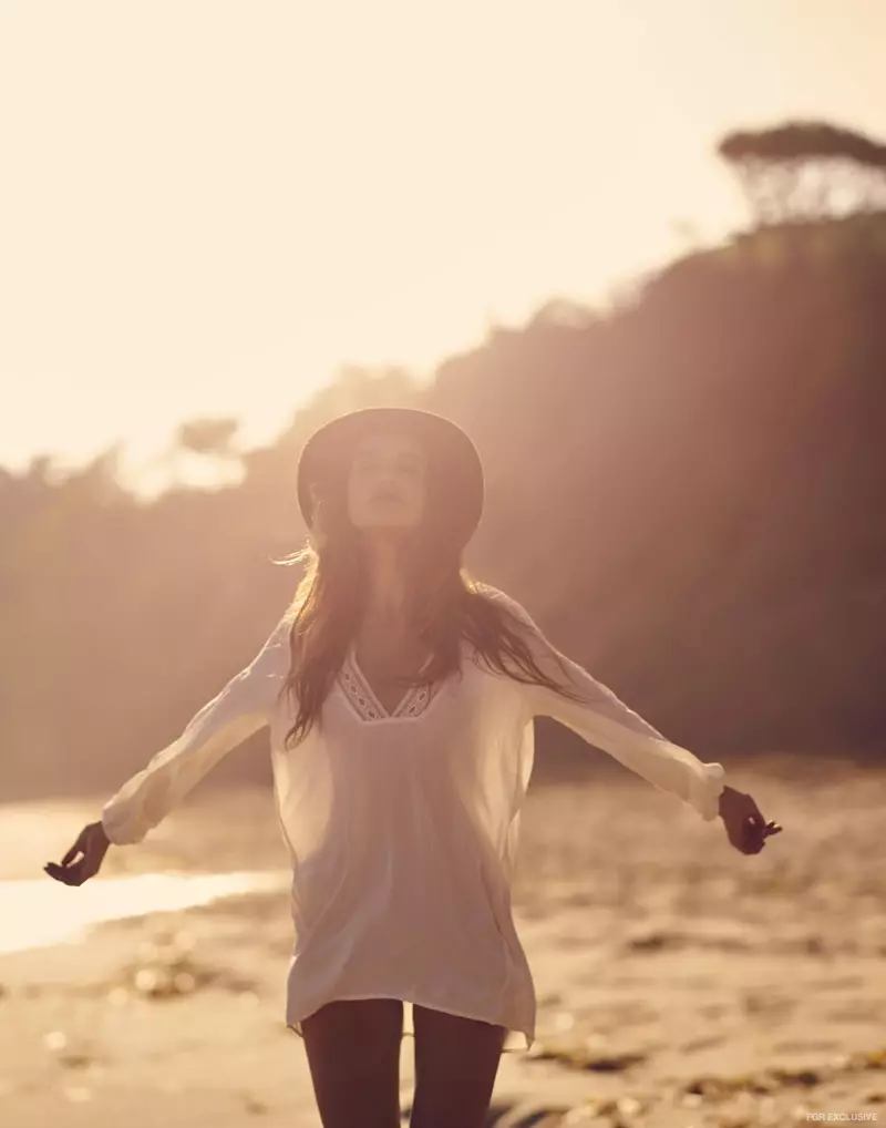 H&M White Dress, Hat Crawford Denim & Vintage