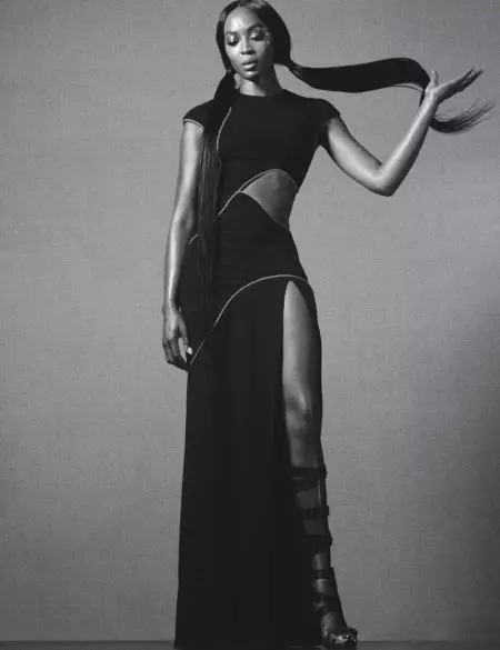 Naomi Campbell arrasa em looks dramáticos para a W Magazine