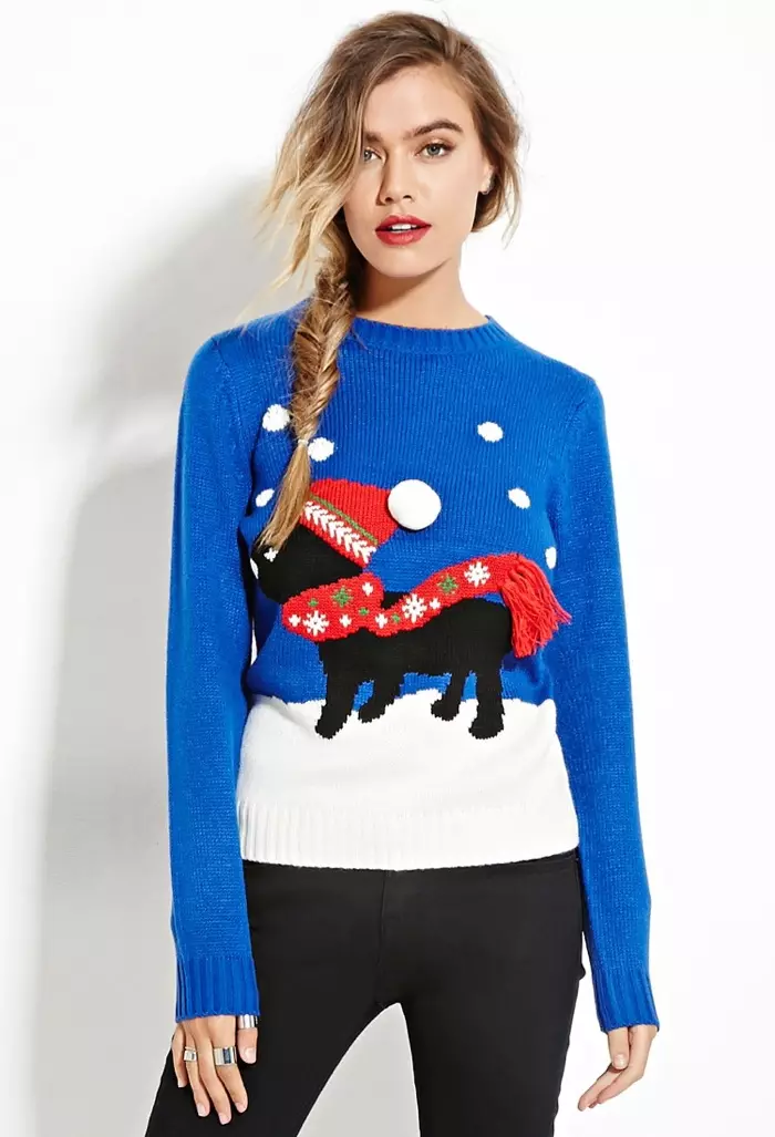 Forever 21 Snow Dog peysa