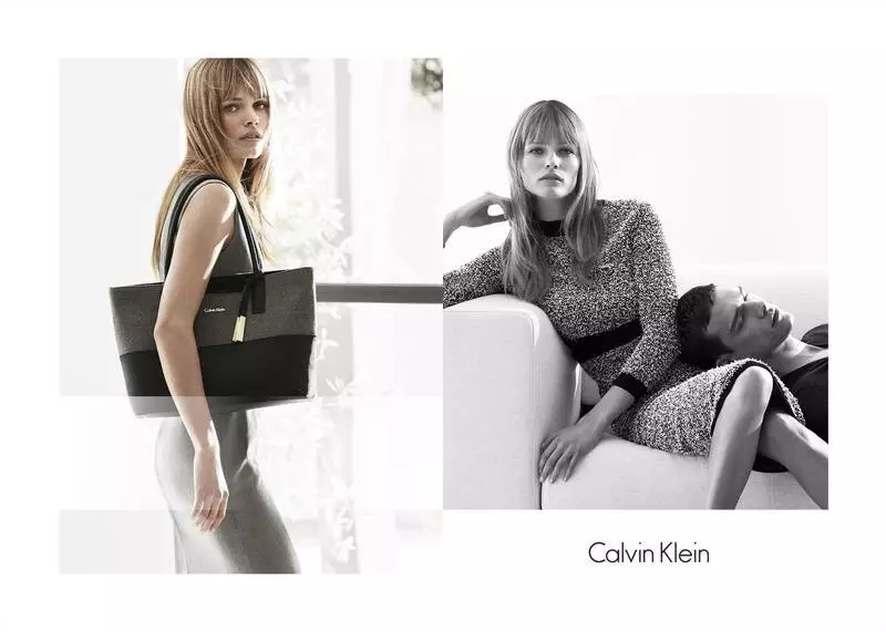 Calvin Klein White Label의 2015 가을 겨울 캠페인에 출연한 Edita Vilkeviciute