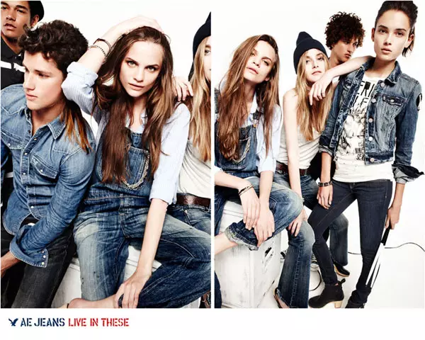 American Eagle Outfitters Fall 2010 Campaign | Regina Feoktistova, Kori Richardson & Lais Ribeiro විසින් Nagi Sakai විසිනි