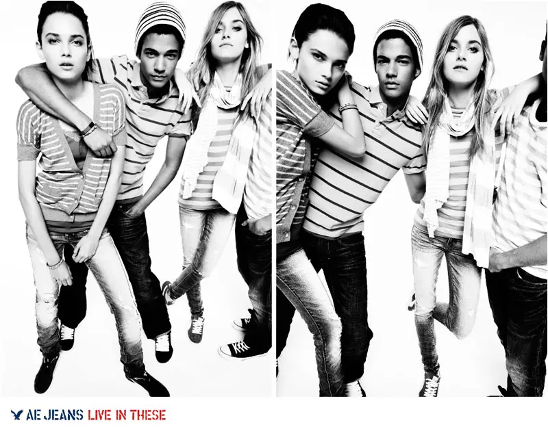 American Eagle Outfitters efterår 2010 kampagne | Regina Feoktistova, Kori Richardson & Lais Ribeiro af Nagi Sakai