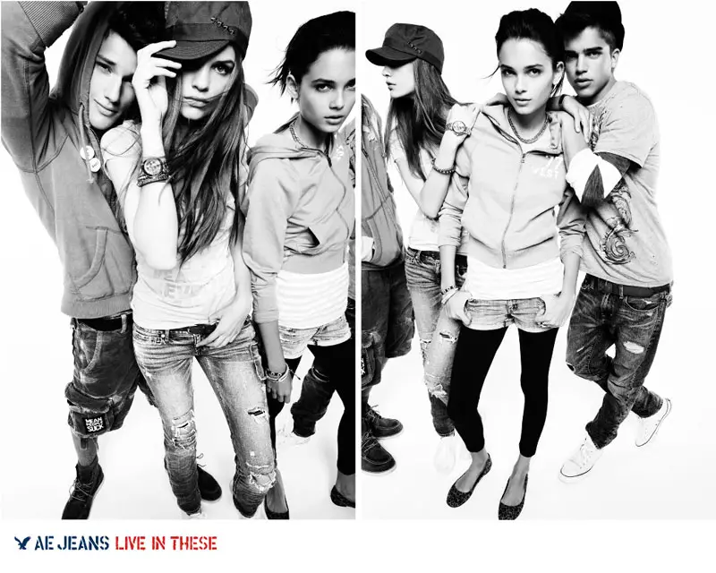 American Eagle Outfitters Fall 2010 Campaign | Regina Feoktistova, Kori Richardson & Lais Ribeiro naNagi Sakai