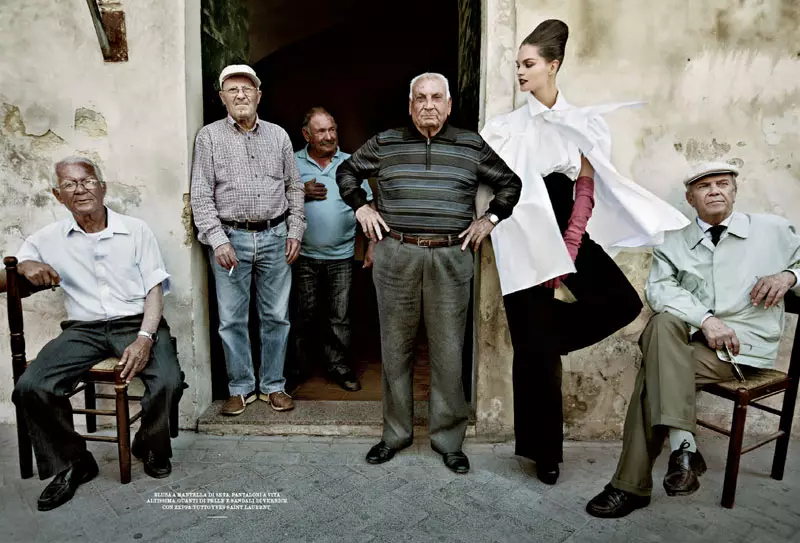 Anouck Lepere de Jean-François Campos para Flair outubro de 2010