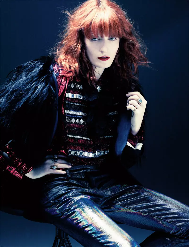 Florence Welch troch Craig McDean foar ynterview oktober 2011