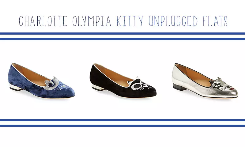 Itaja Charlotte Olympia Kitty Unplugged Flats