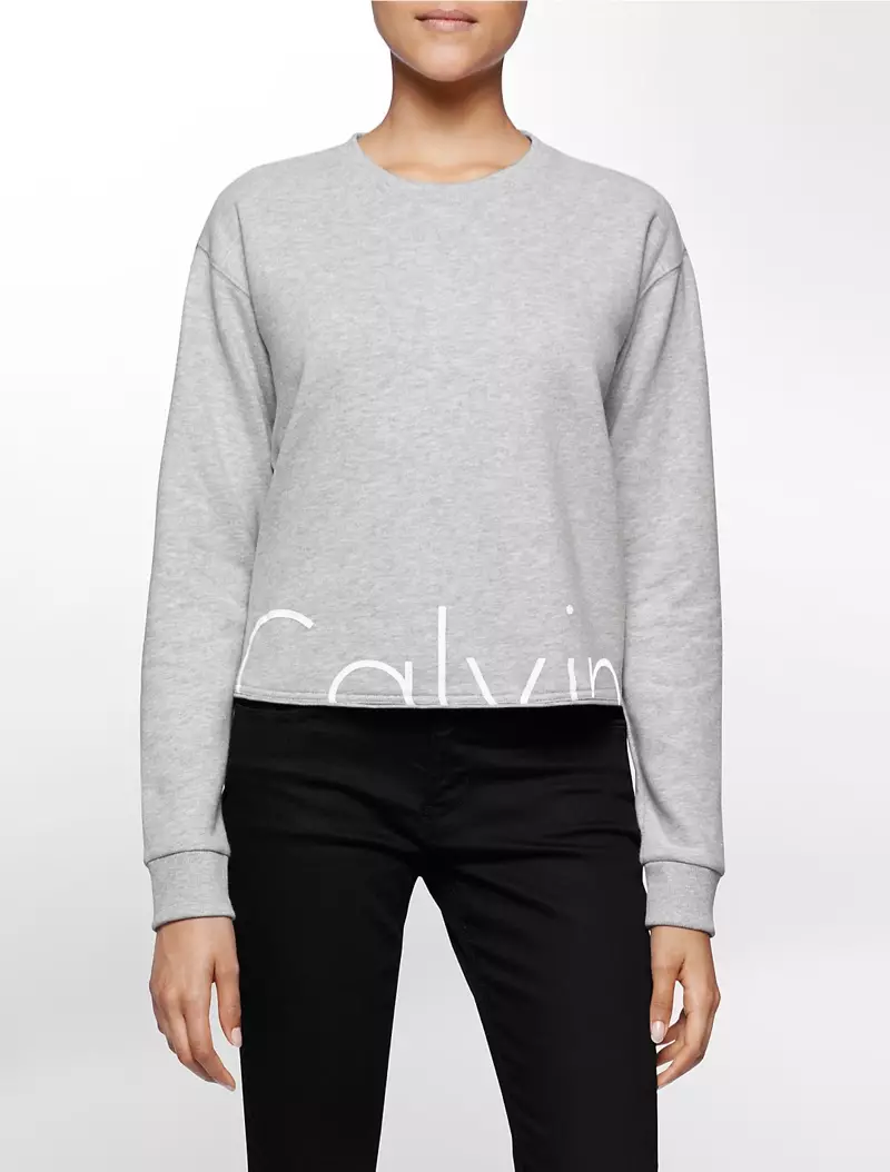 เสื้อครอปโลโก้ Calvin Klein Jeans