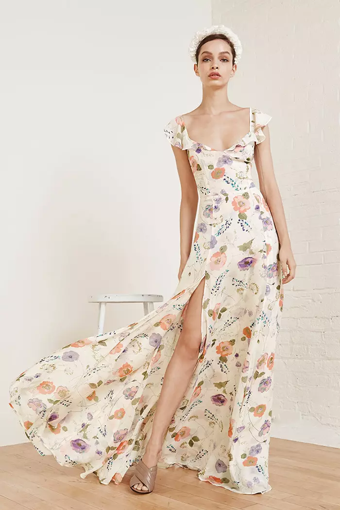 Vestido Julieta com estampa floral Reformation