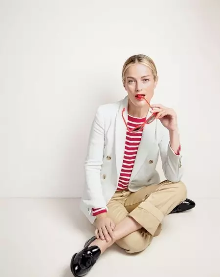 Carolyn Murphy & Liya Kebede Atenga Casual Chic Looks kwa J. Crew