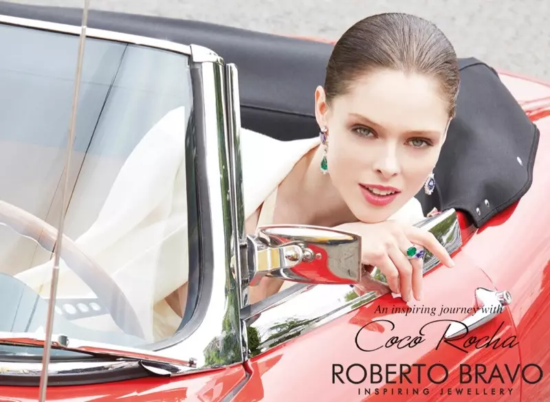 Coco Rocha protagoniza a campaña de xoias 2016-2017 de Roberto Bravo