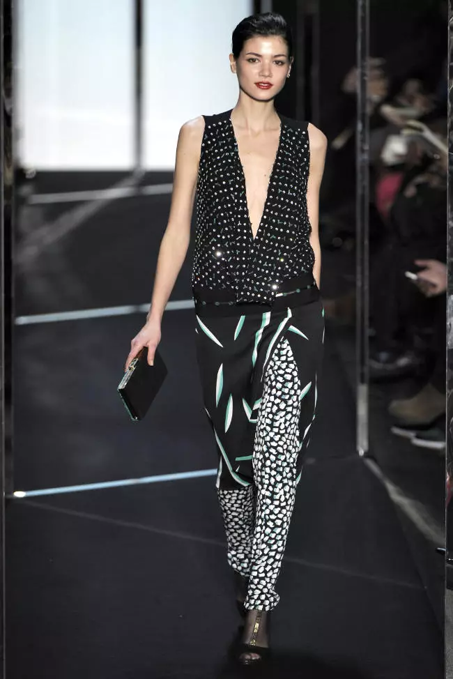 Diane von Furstenberg Musim Gugur 2011 | Minggu Fesyen New York