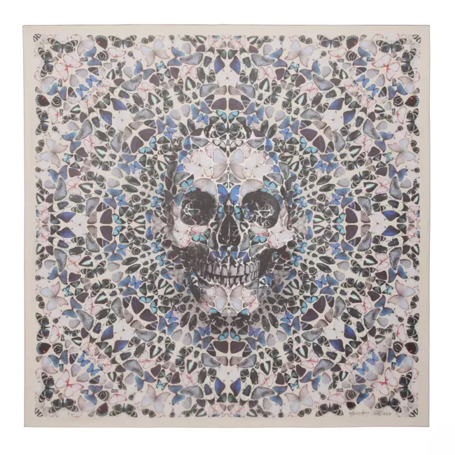 New Collab: Damien Hirst & Alexander McQueen Launch Scarf Collection