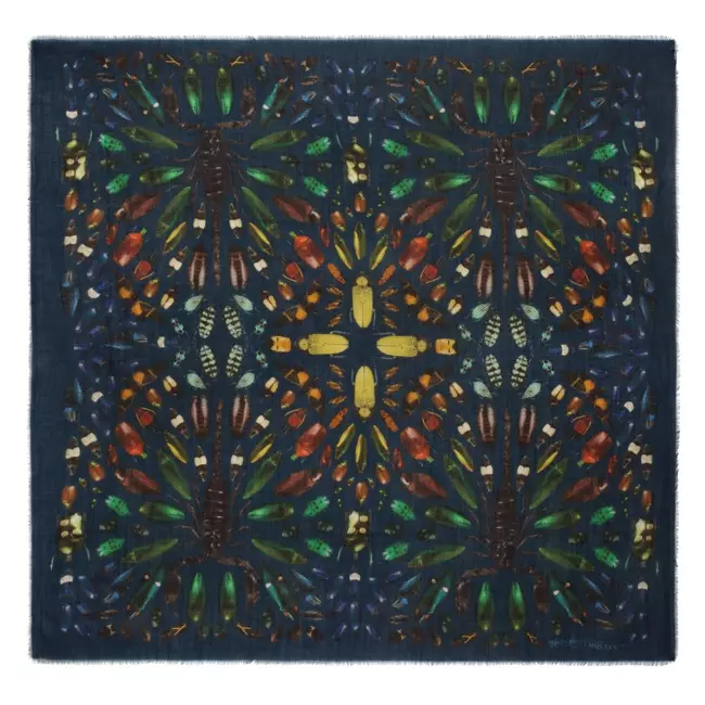 New Collab: Damien Hirst & Alexander McQueen Launch Scarf Collection