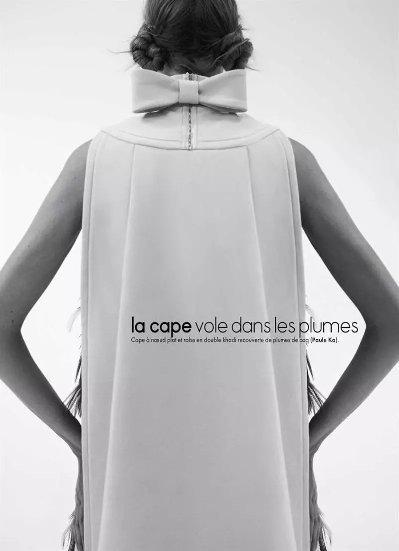 Caroline Trentini untuk Elle France Maret 2011 oleh Jean-Baptiste Mondino