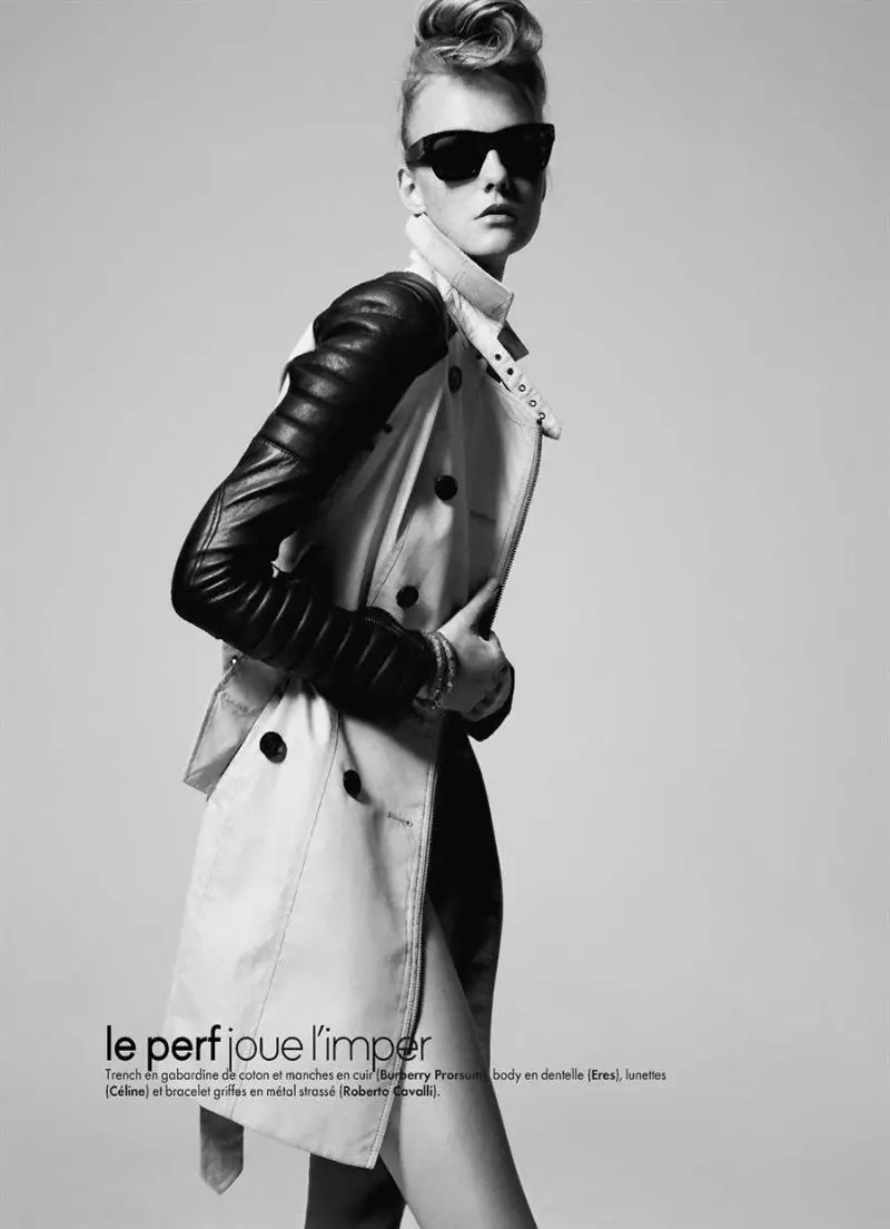 Caroline Trentini fir Elle France Mäerz 2011 vum Jean-Baptiste Mondino