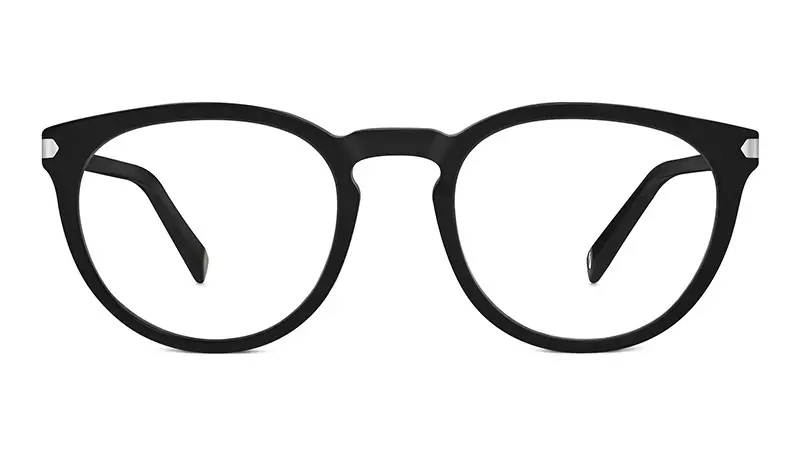 Warby Parker Hugo naočale u jet crnoj boji 145 USD