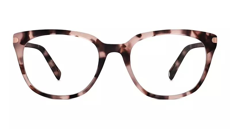 Syzet Warby Parker Maeve në Blush Tortoise 145 dollarë