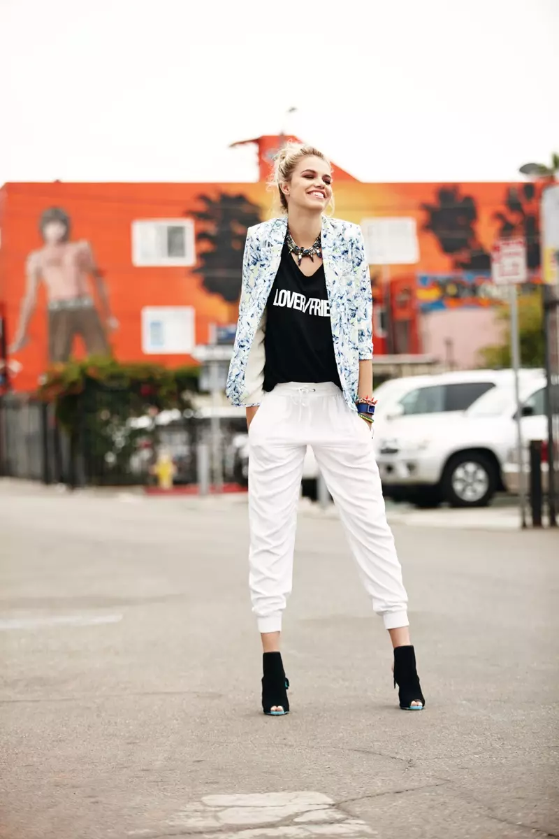 Hailey Clauson chega a Venice Beach para Lovers + Friends Spring 2014 Lookbook