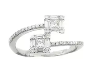 18K WHITE GOLD SINGSING Bridal Rings