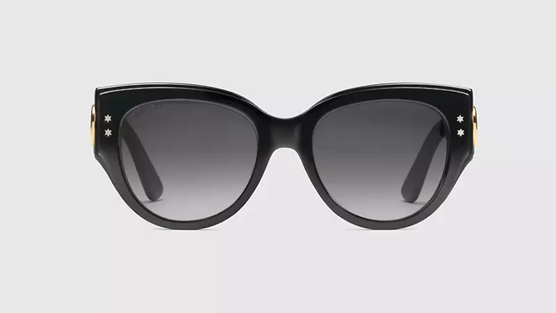 Gucci Cat Eye Glasses in Black