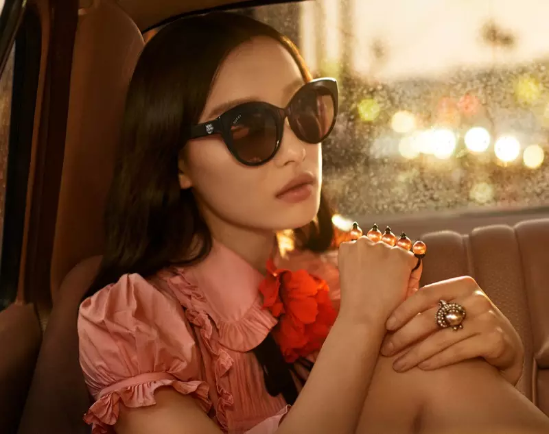 Ni Ni per a la campanya publicitària de primavera 2017 de Gucci Eyewear