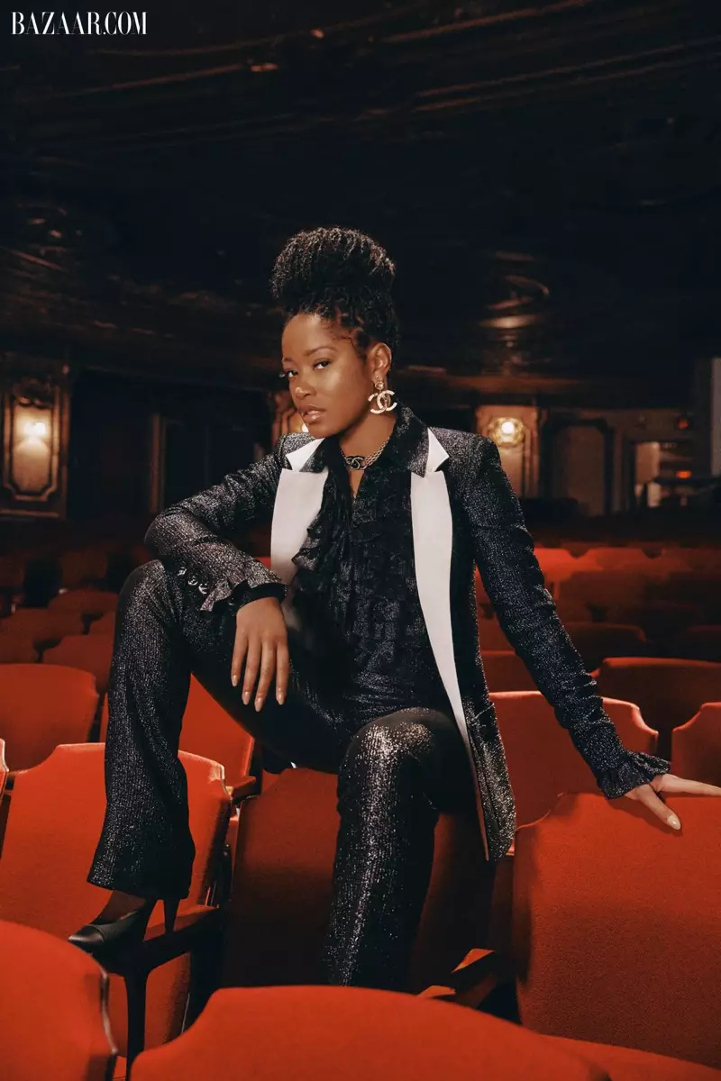 Agus é oiriúnach, caitheann Keke Palmer cuma Chanel