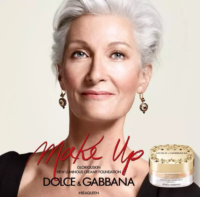 Catherine Loewe vedie kampaň na make-up Dolce & Gabbana #BeAQueen