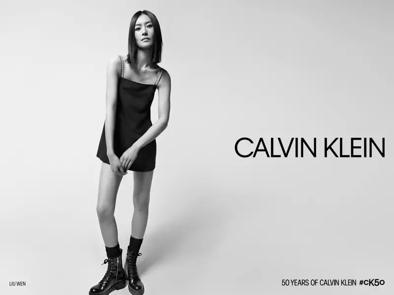 ليو ون نجمة في حملة # CK50 من Calvin Klein