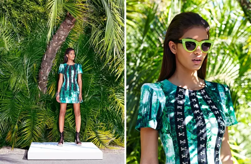 Nasty Gal Rekrutas Cris Urena por Tropical June Lookbook