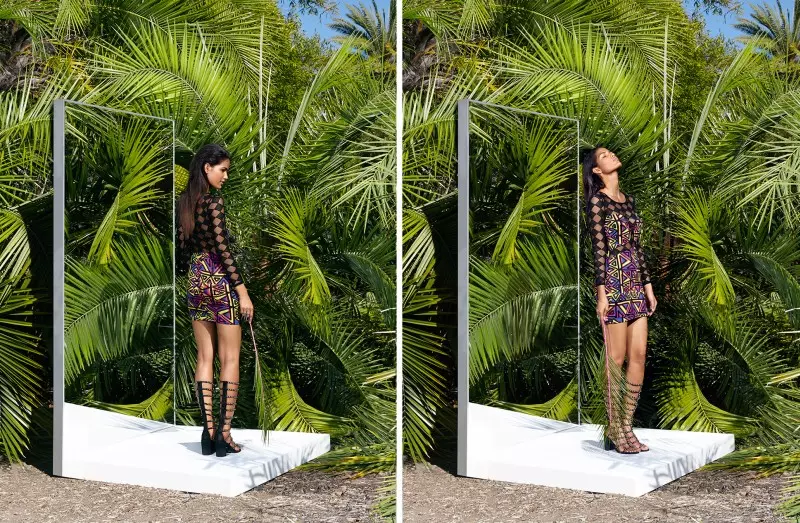 Nasty Gal ينشر Cris Urena في Tropical June Lookbook