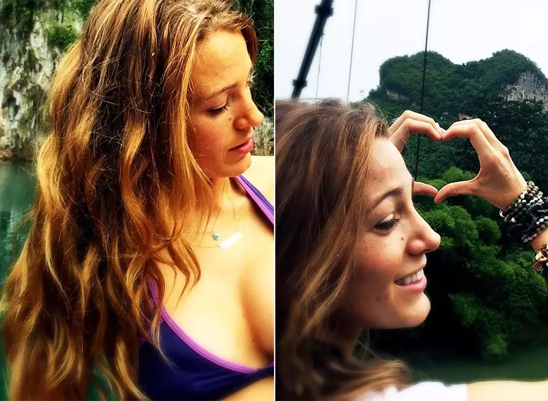 UBlake Lively uqale ngombala wezinwele ezi-bronde ku-Instagram ngo-2015. Isithombe: Instagram/blakelively