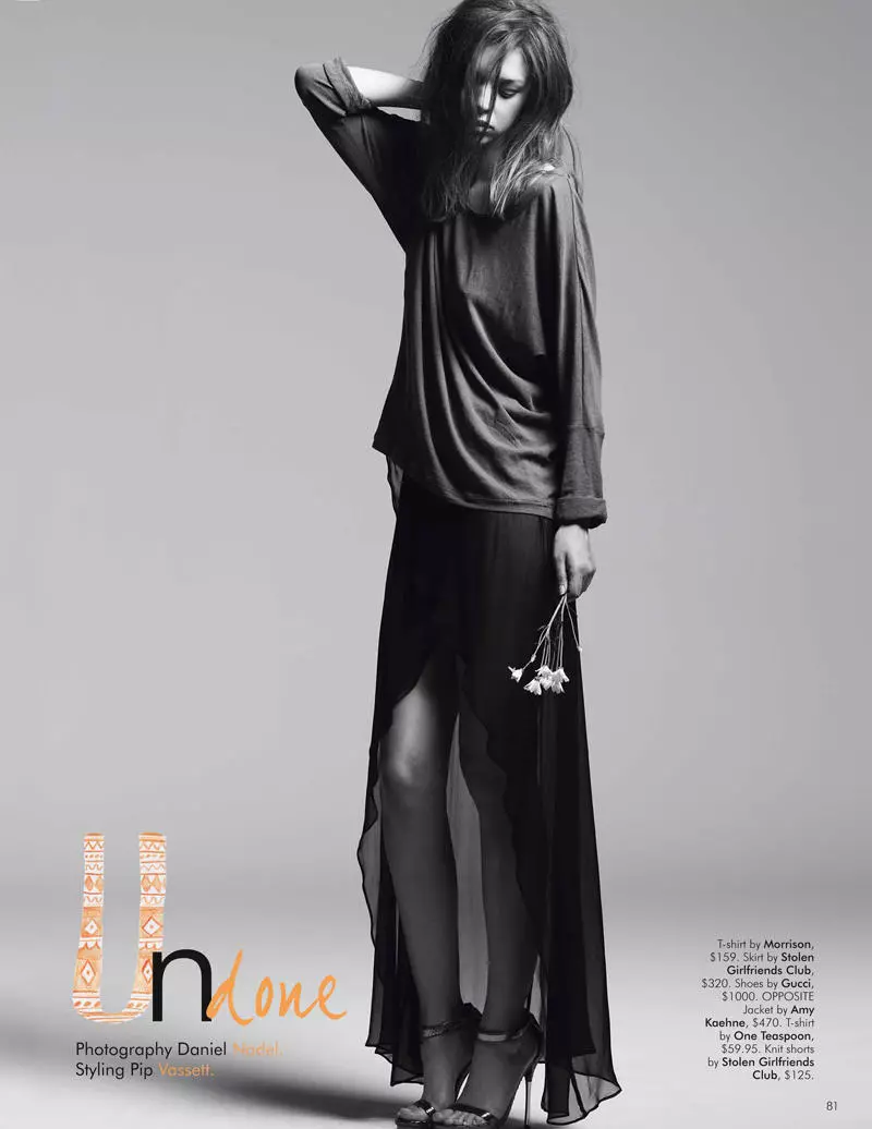 Lauren Rippingham door Daniel Nadel voor Yen Magazine