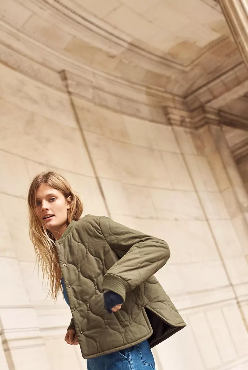 แจ็คเก็ตทหาร Madewell Quilted