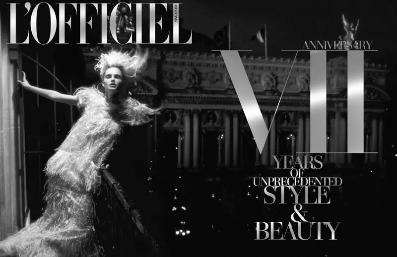 Isabel Scholten poartă Chanel Couture în numărul de aniversare a 7-a L'Officiel Singapore