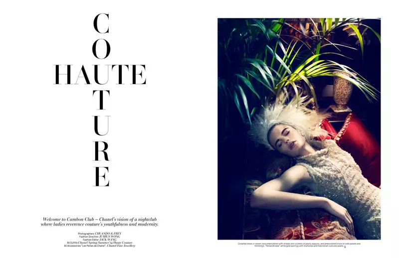 Isabel Scholten Portas Chanel Couture en L'Officiel Singapore 7-a Datrevena Temo