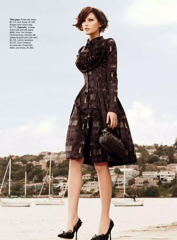 Catherine McNeil oleh Nicole Bentley untuk Vogue Australia September 2010