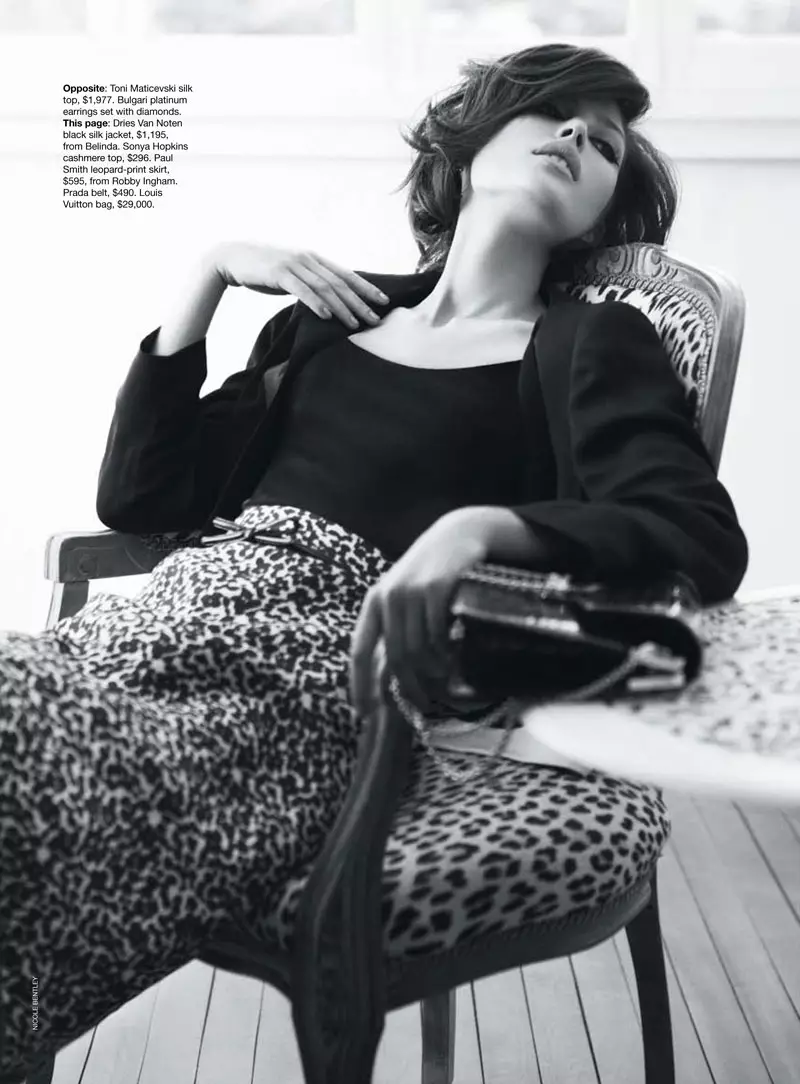 Catherine McNeil sitere na Nicole Bentley maka Vogue Australia Septemba 2010