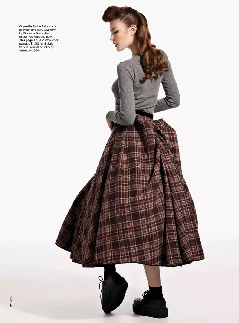 Catherine McNeil por Vogue Australia septembro 2010 de Max Doyle