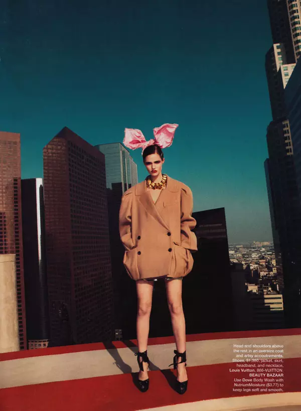 Kendra e Katie proban 'The New Shapes' para Harper's Bazaar EU