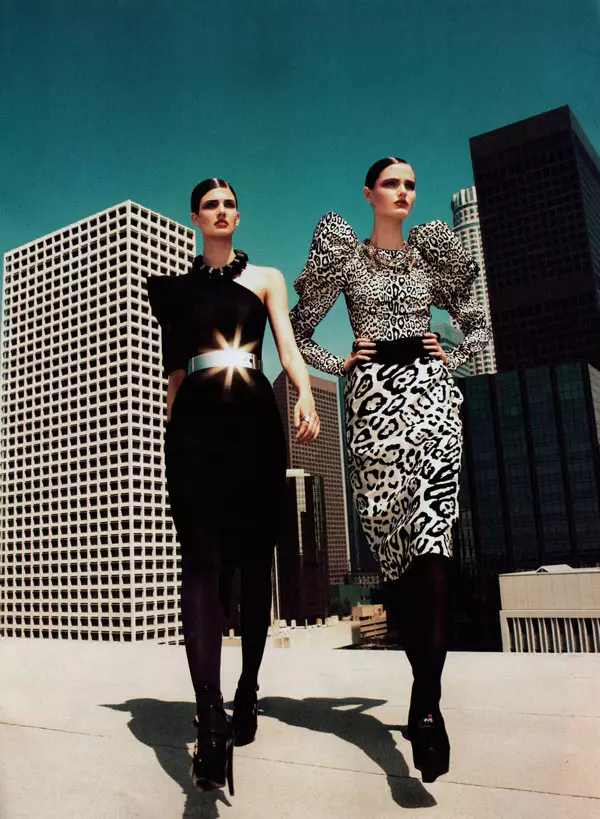 Kendra & Katie Leka ho 'The New Shapes' bakeng sa Harper's Bazaar US