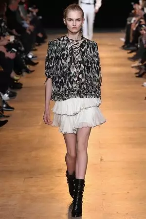 Isabel Marant kombineart looks mei hege taille mei boxy sweaters foar hjerst 2015