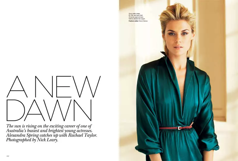 Rachael Taylor u Gucciju za Vogue Australia u kolovozu 2011