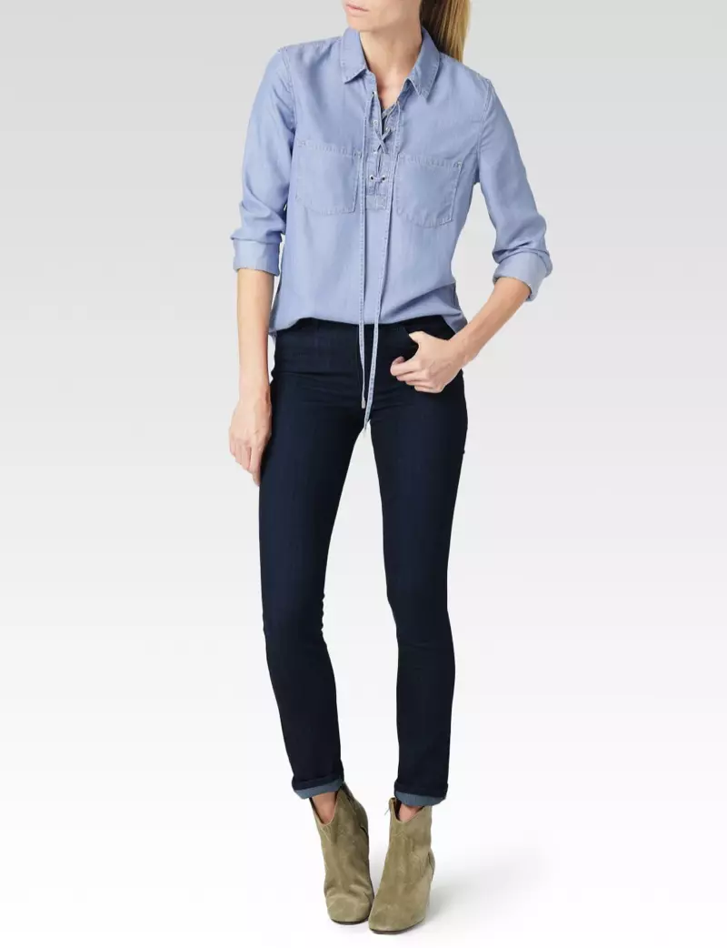 Paige Denim Billie Shirt in Ashlyn